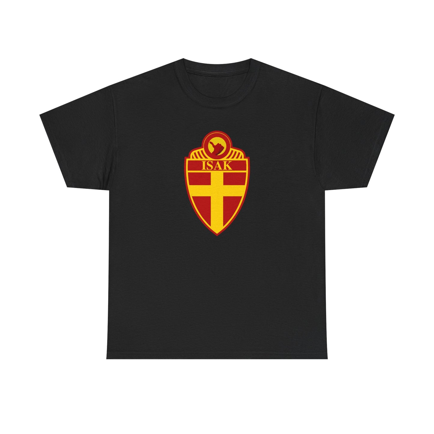 Stylish Unisex Heavy Cotton Tee with ISAK Emblem - Perfect for Casual Wear, Gifts, Sports Events, and Celebrations